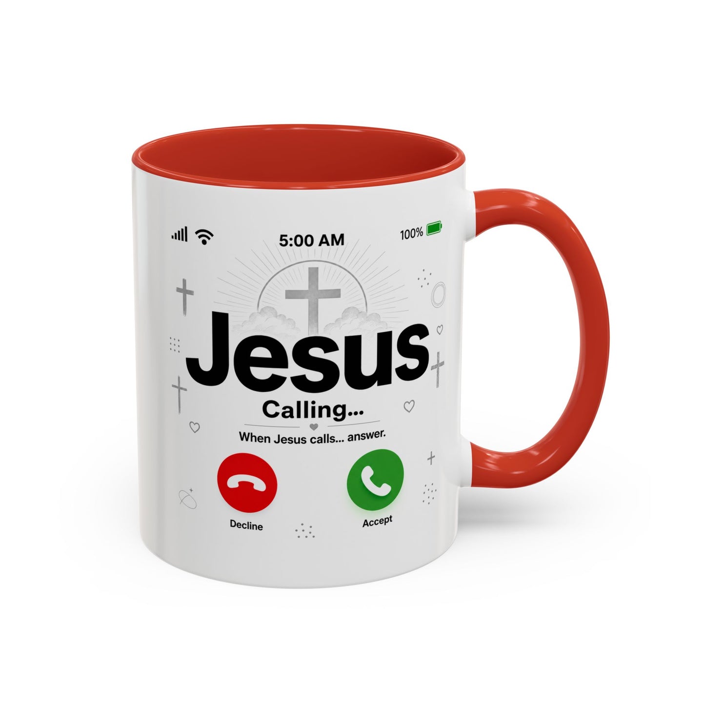 Jesus Calling Mug Christian Coffee Cup Faith Gift Pastor Bible Study Church