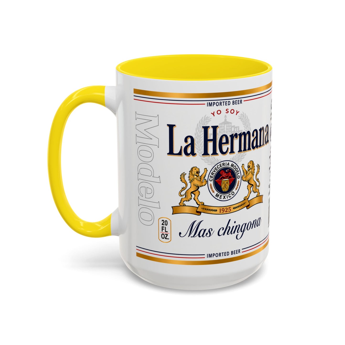 La Hermana Más Chingona Mug, Funny Spanish Sister Coffee Cup