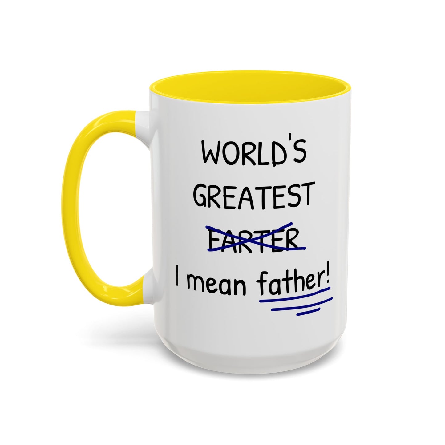 World’s Greatest Farter Mug, Funny Father Coffee Cup, Dad Joke Gift