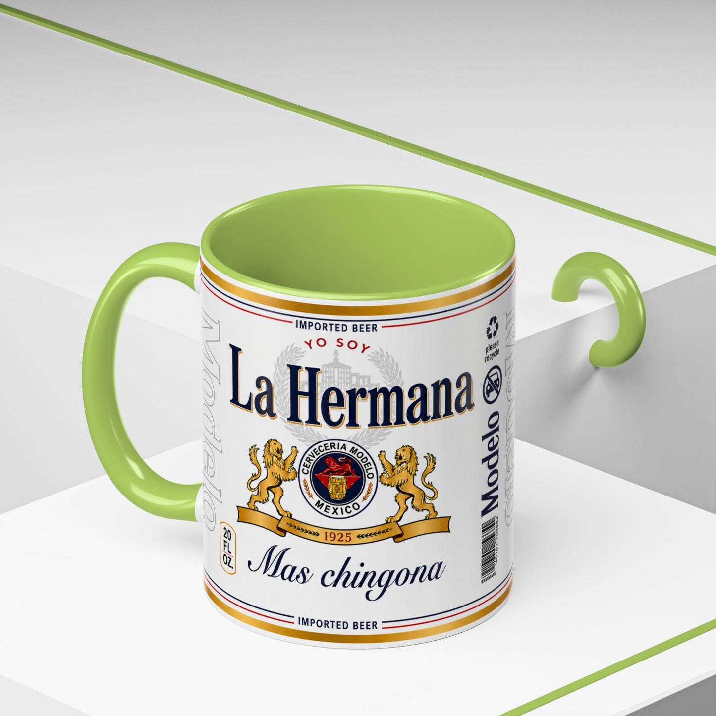 La Hermana Más Chingona Mug, Funny Spanish Sister Coffee Cup