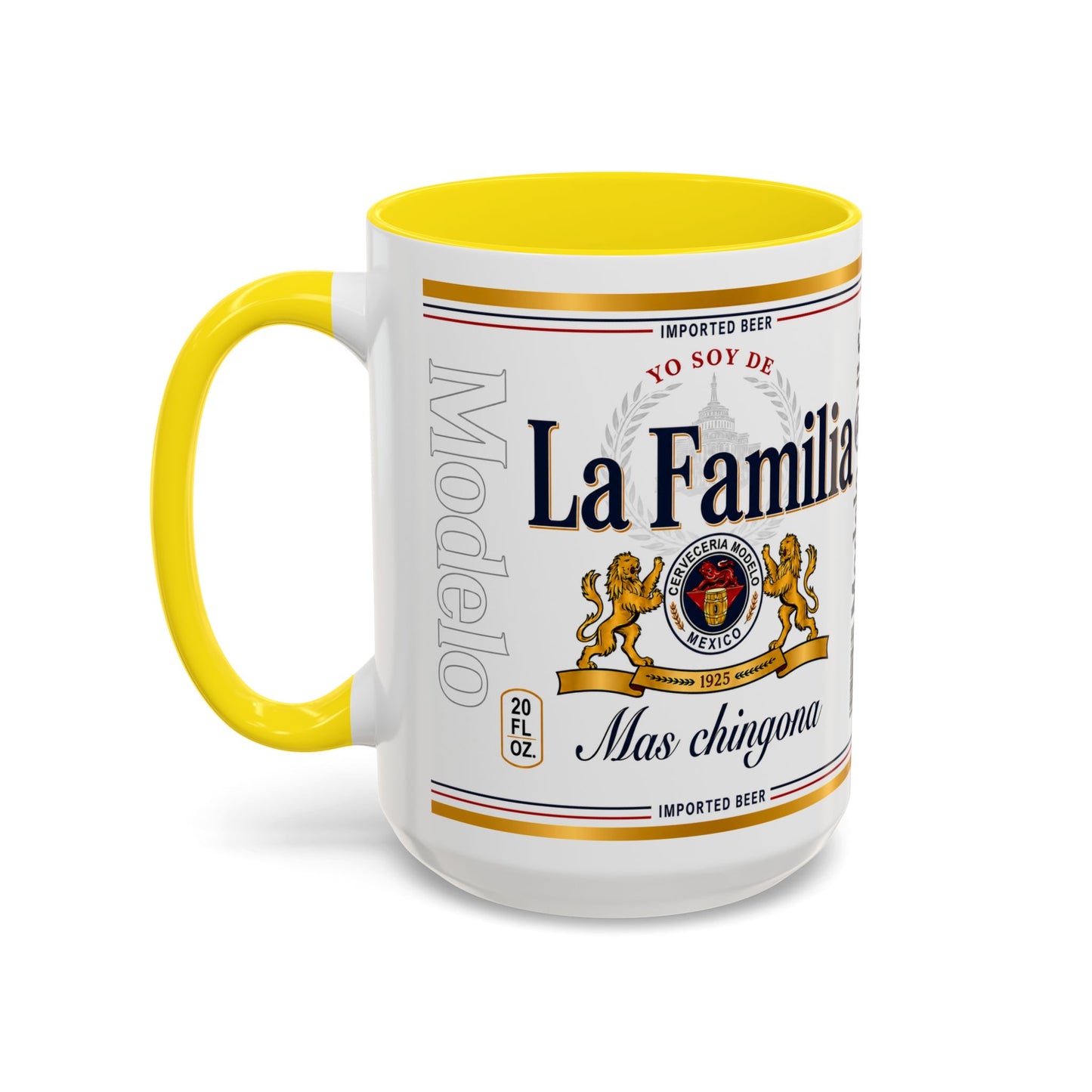 La Familia Más Chingona Mug, Funny Spanish Family Coffee Cup