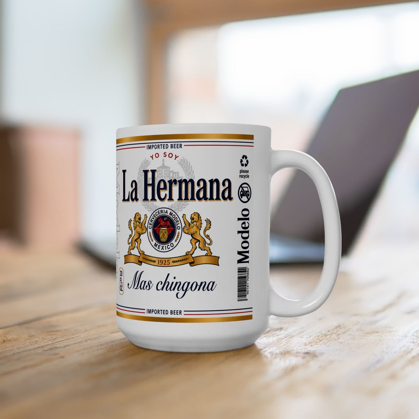 Yo Soy La Hermana Más Chingona Mug, Spanish Sister Gift