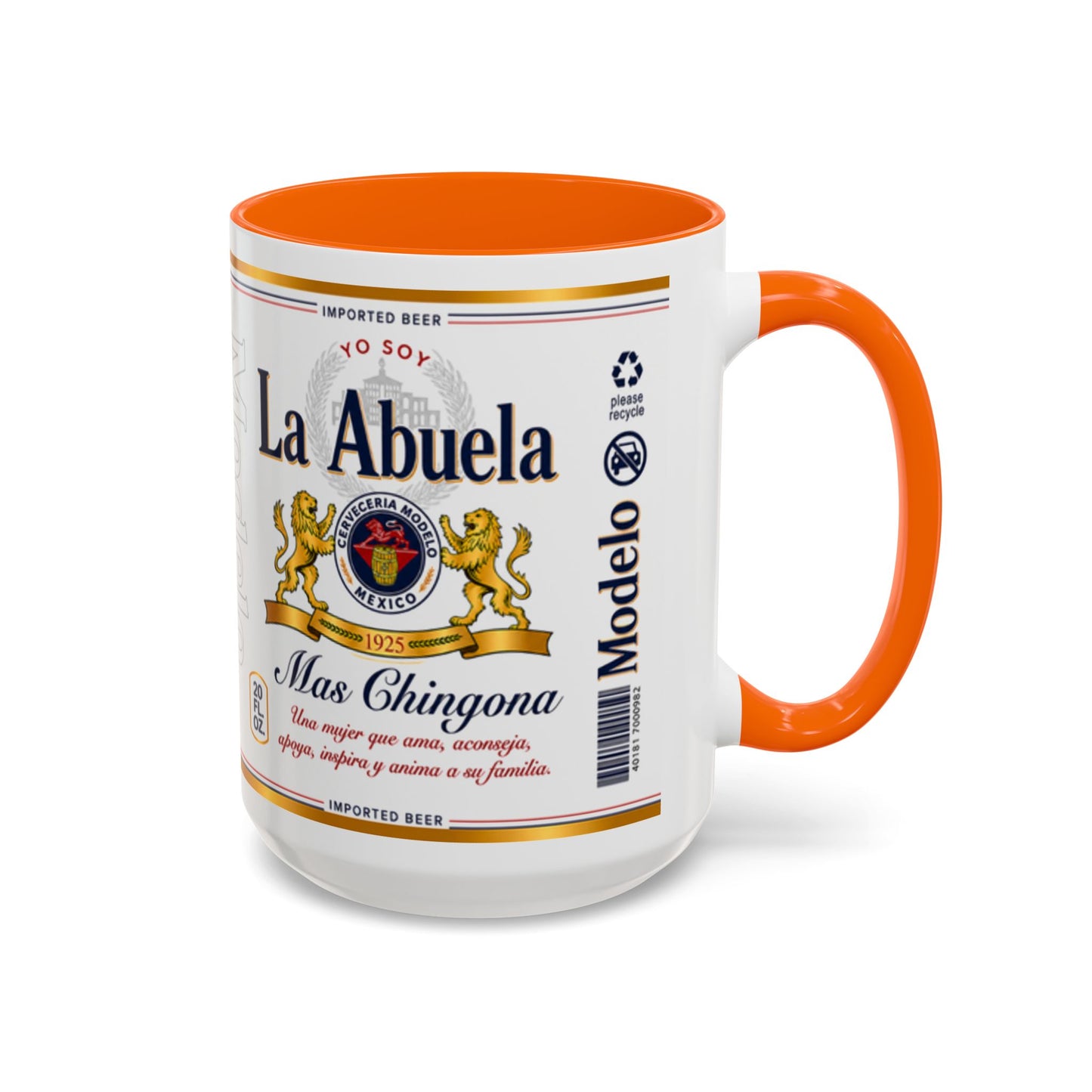 La Abuela Más Chingona Mug, Spanish Grandma Coffee Cup