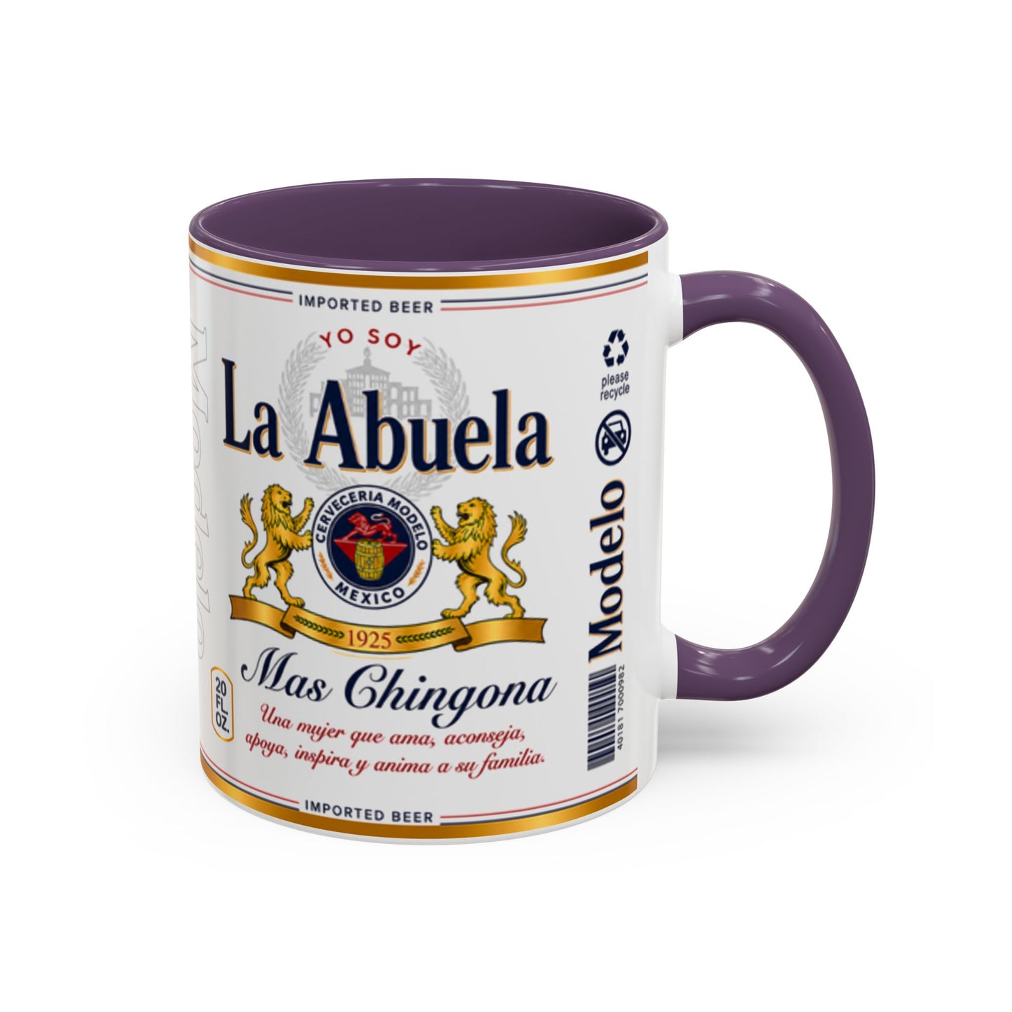 La Abuela Más Chingona Mug, Spanish Grandma Coffee Cup