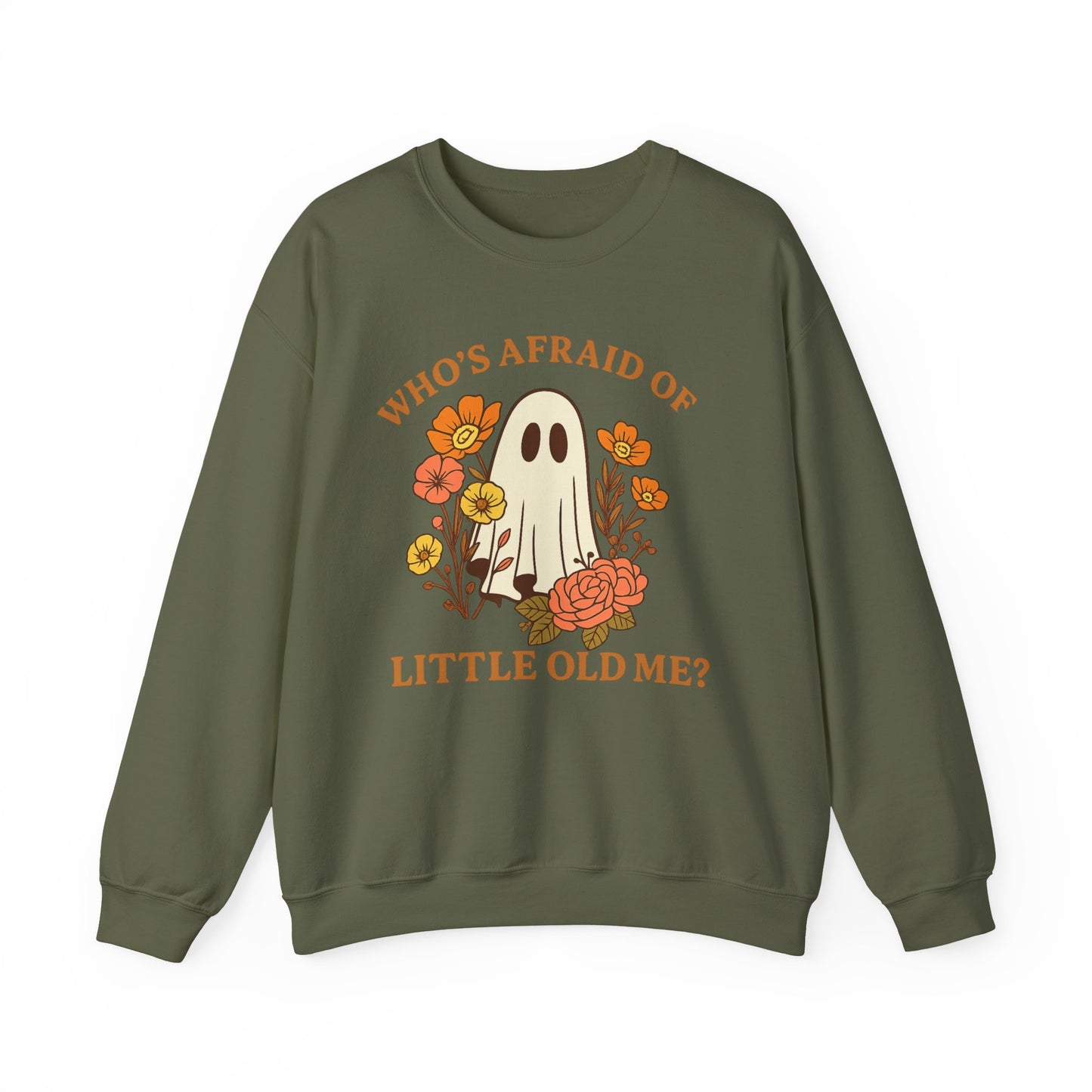 Who’s Afraid – Halloween Ghost Sweatshirt