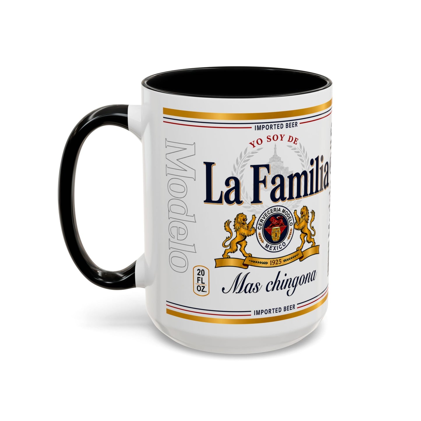 La Familia Más Chingona Mug, Funny Spanish Family Coffee Cup