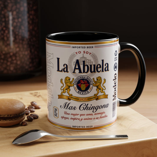 La Abuela Más Chingona Mug, Spanish Grandma Coffee Cup