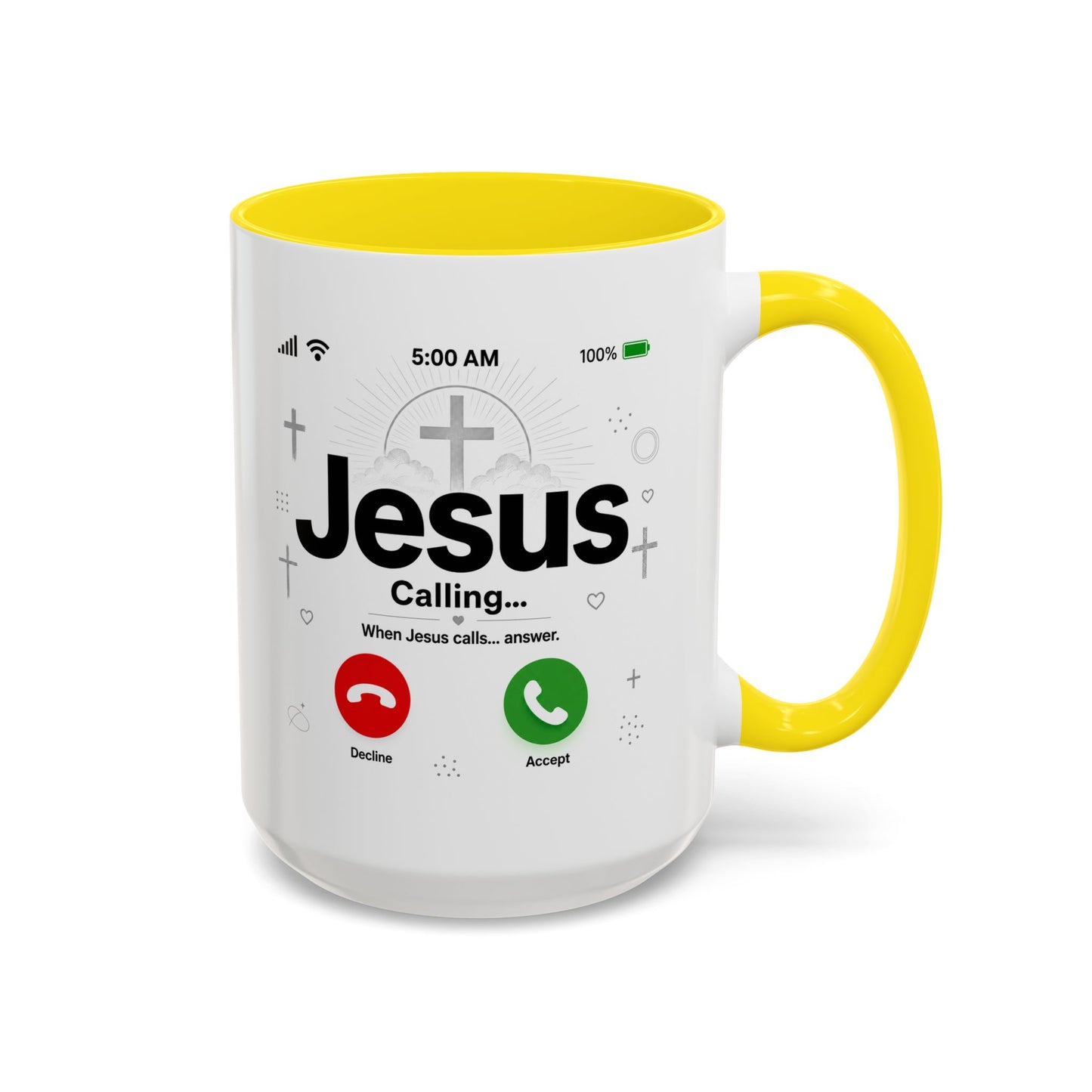 Jesus Calling Mug Christian Coffee Cup Faith Gift Pastor Bible Study Church