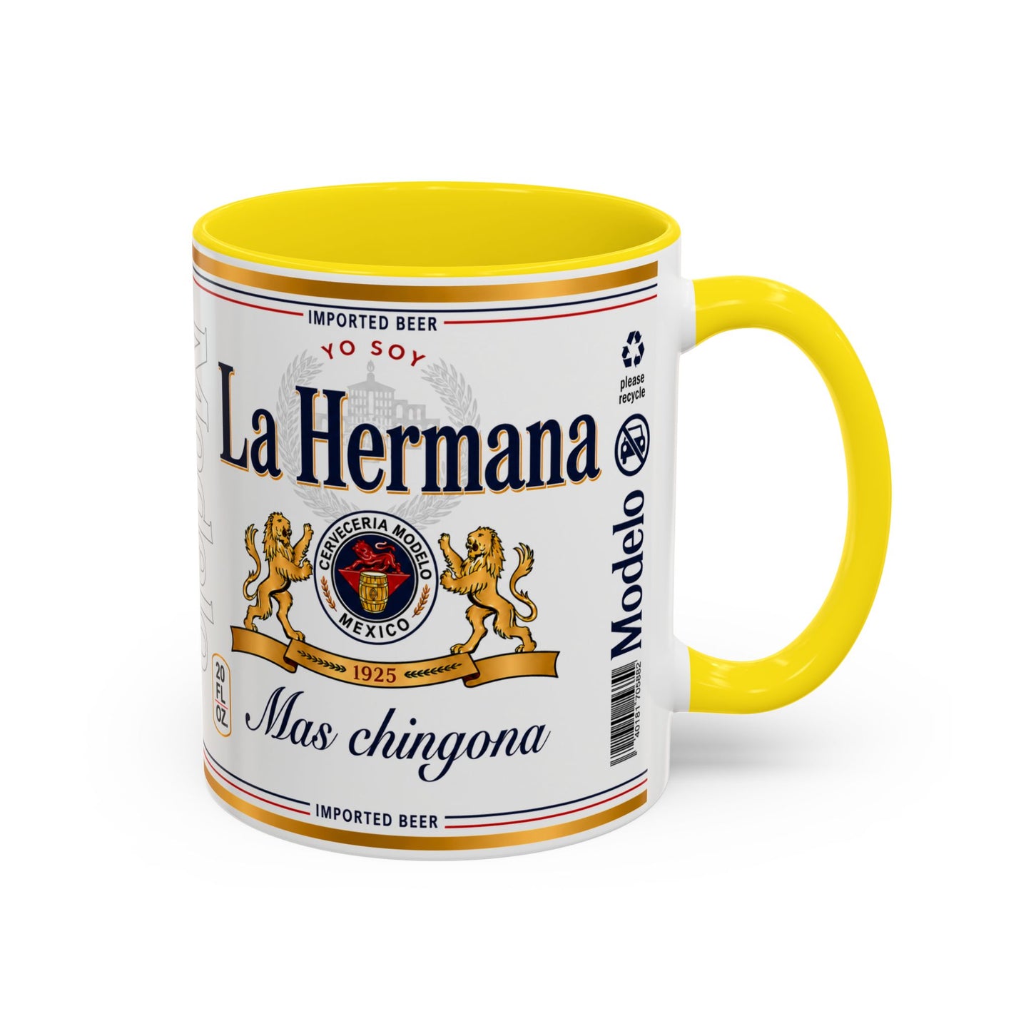 La Hermana Más Chingona Mug, Funny Spanish Sister Coffee Cup