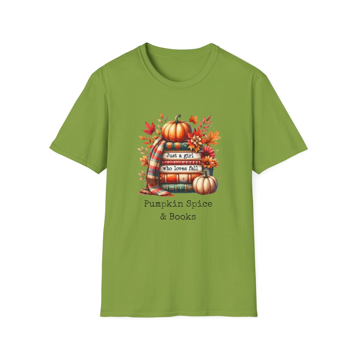 Pumpkin Spice & Books – Fall Reading T-Shirt