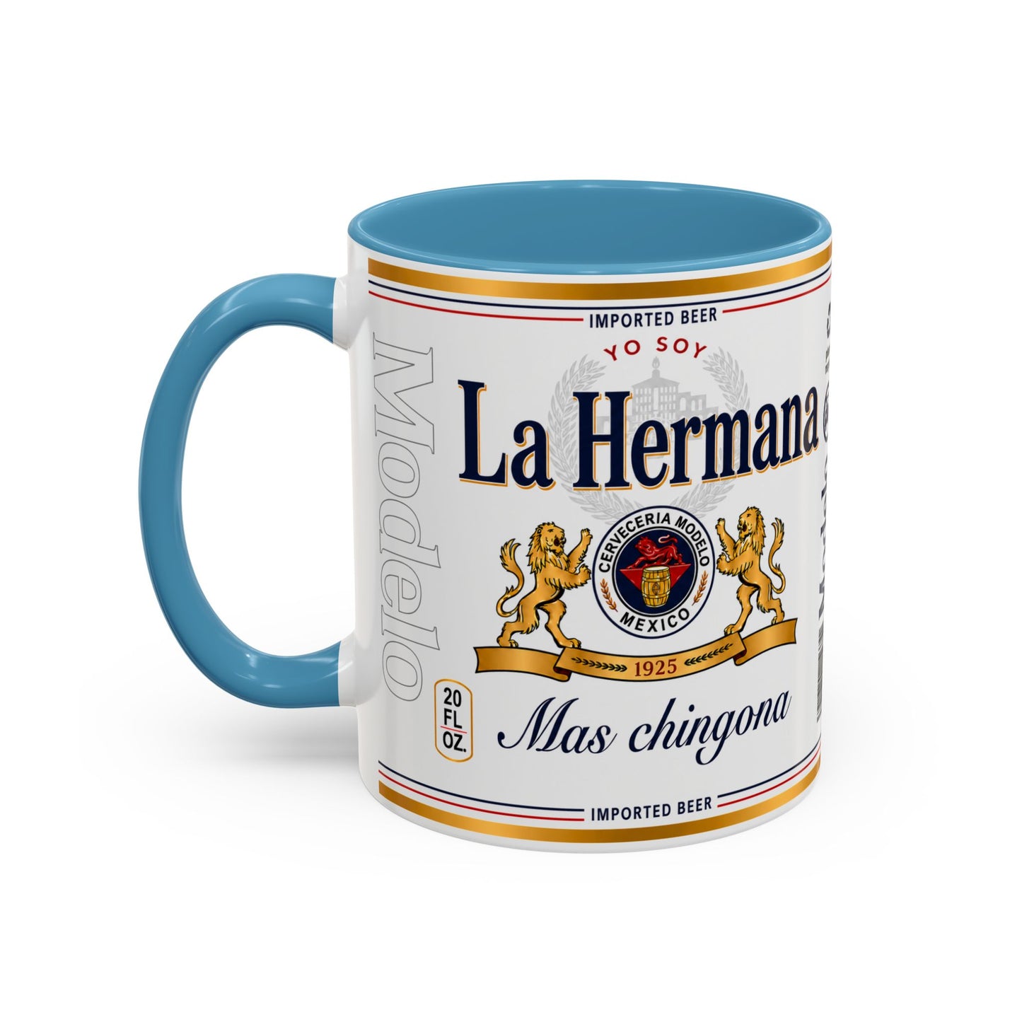 La Hermana Más Chingona Mug, Funny Spanish Sister Coffee Cup