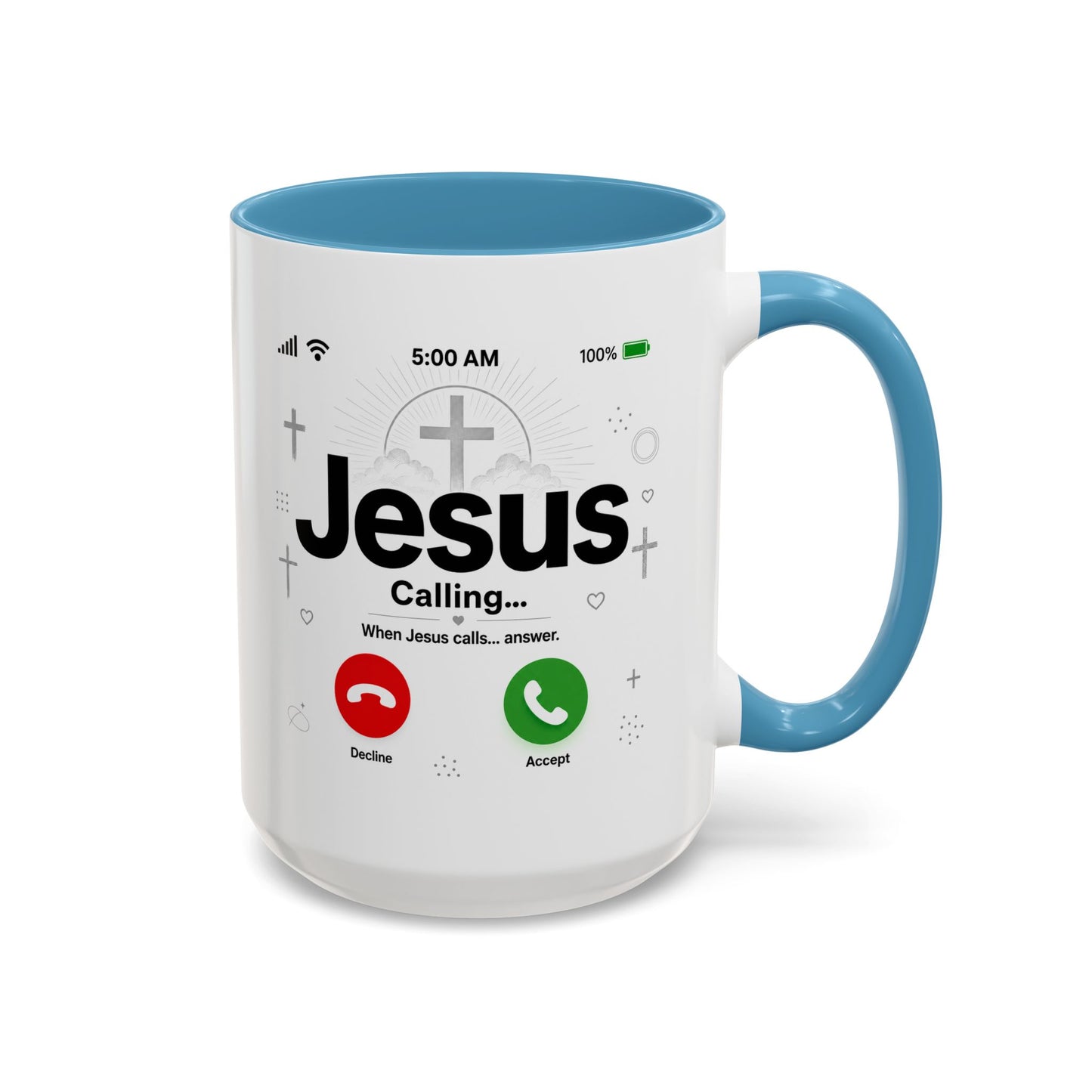 Jesus Calling Mug Christian Coffee Cup Faith Gift Pastor Bible Study Church