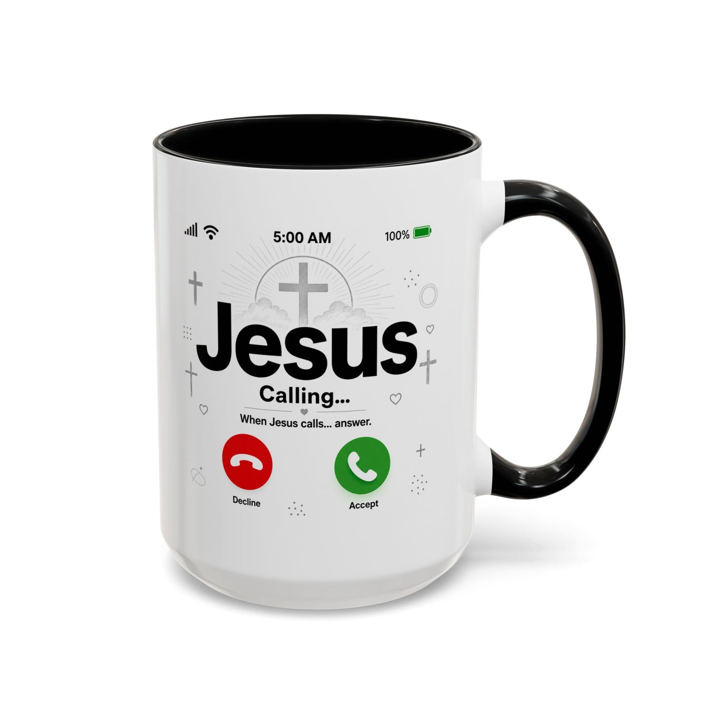 Jesus Calling Mug Christian Coffee Cup Faith Gift Pastor Bible Study Church