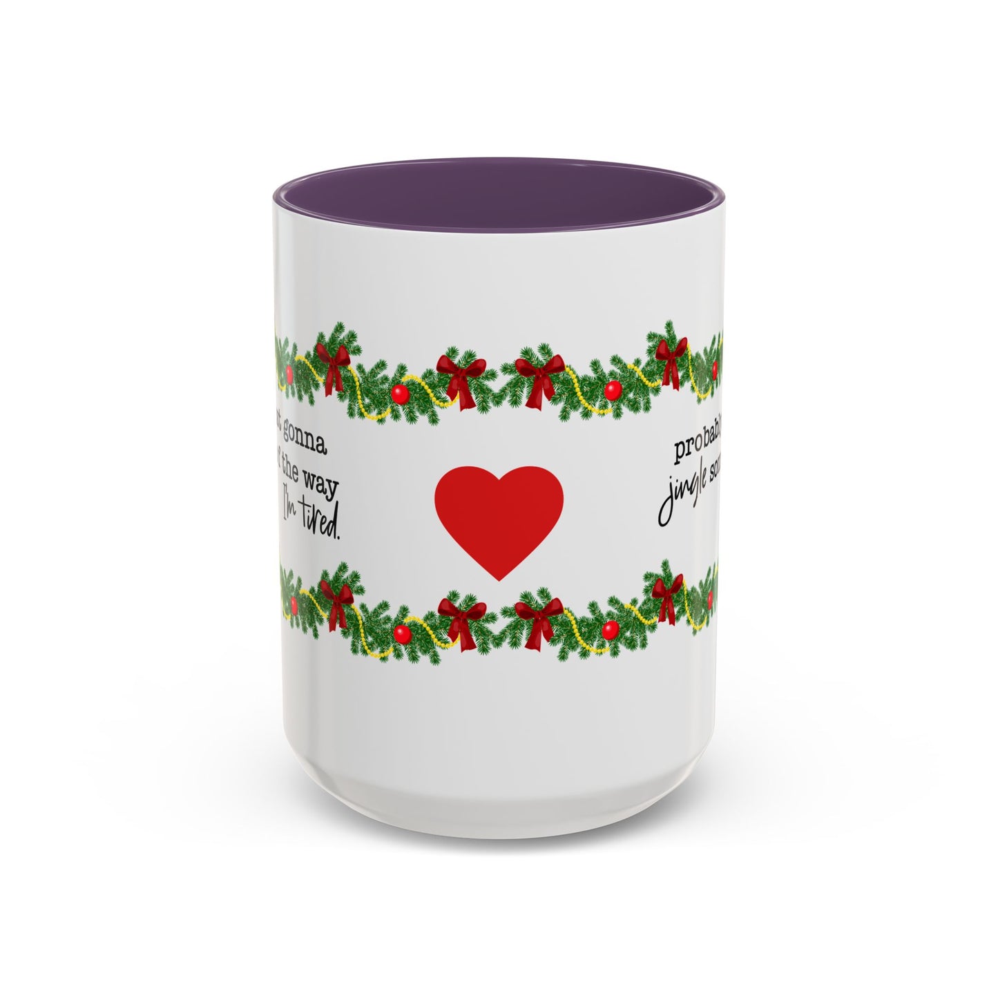 Funny Christmas Garland Mug.