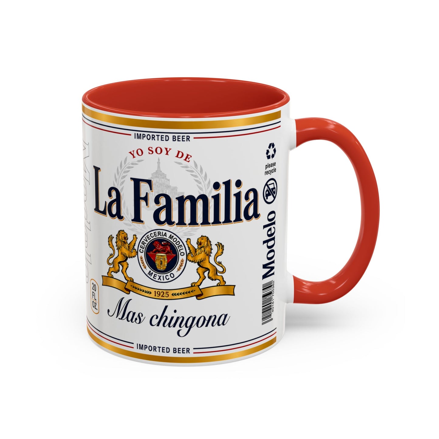 La Familia Más Chingona Mug, Funny Spanish Family Coffee Cup