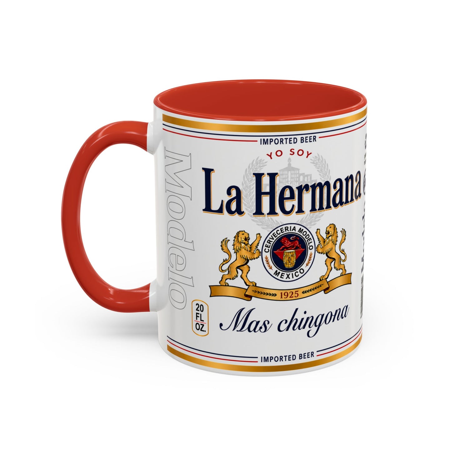 La Hermana Más Chingona Mug, Funny Spanish Sister Coffee Cup