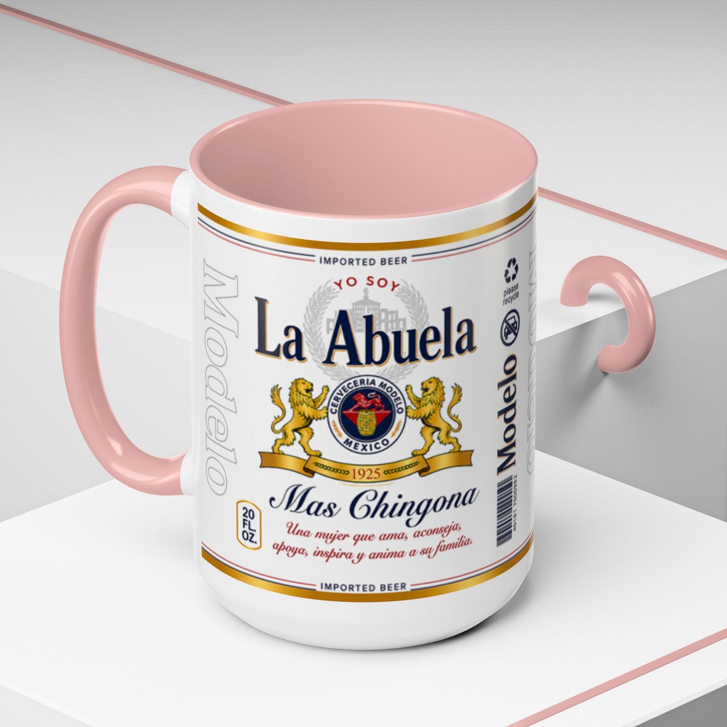 La Abuela Más Chingona Mug, Spanish Grandma Coffee Cup