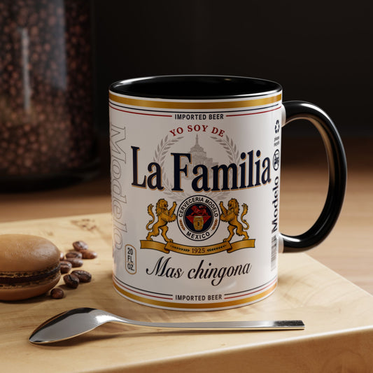 La Familia Más Chingona Mug, Funny Spanish Family Coffee Cup