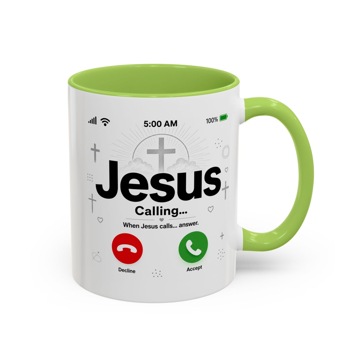Jesus Calling Mug Christian Coffee Cup Faith Gift Pastor Bible Study Church