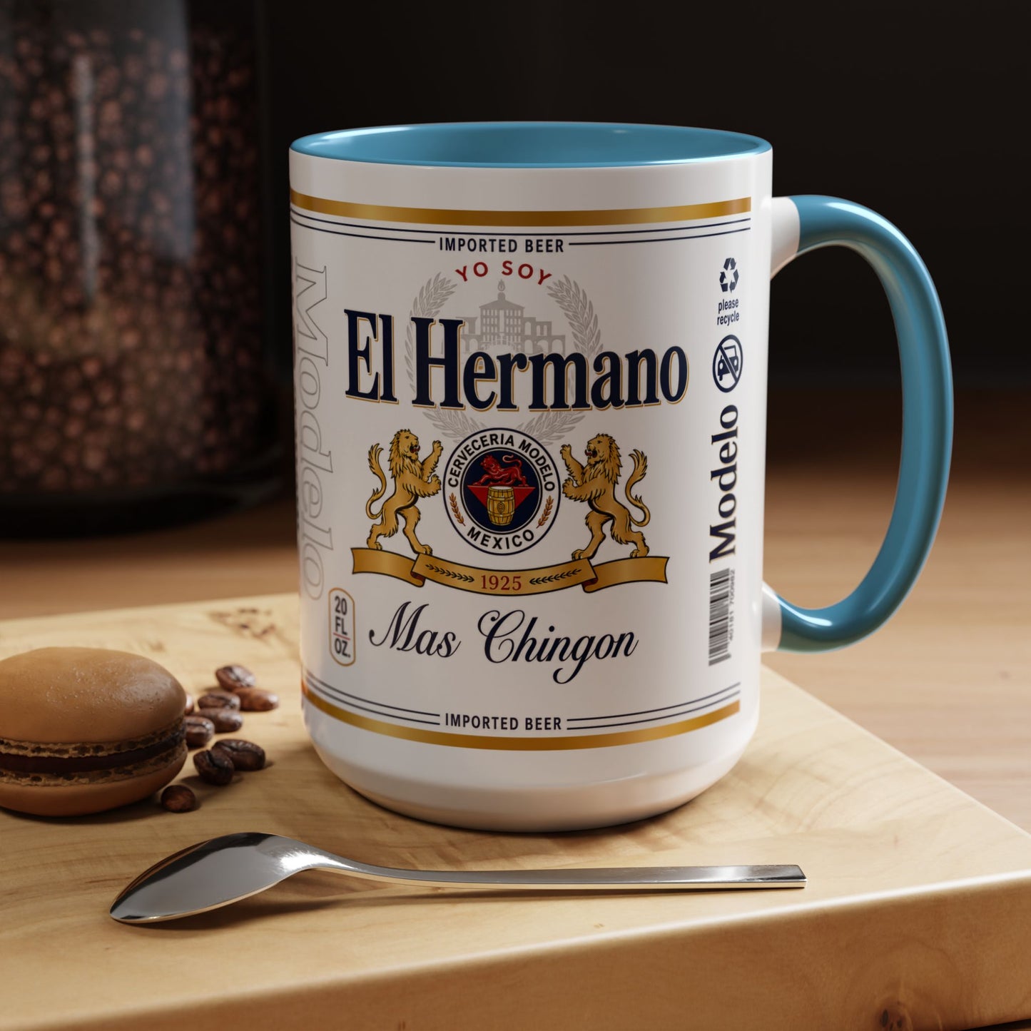 El Hermano Más Chingón Mug, Funny Spanish Brother Coffee Cup
