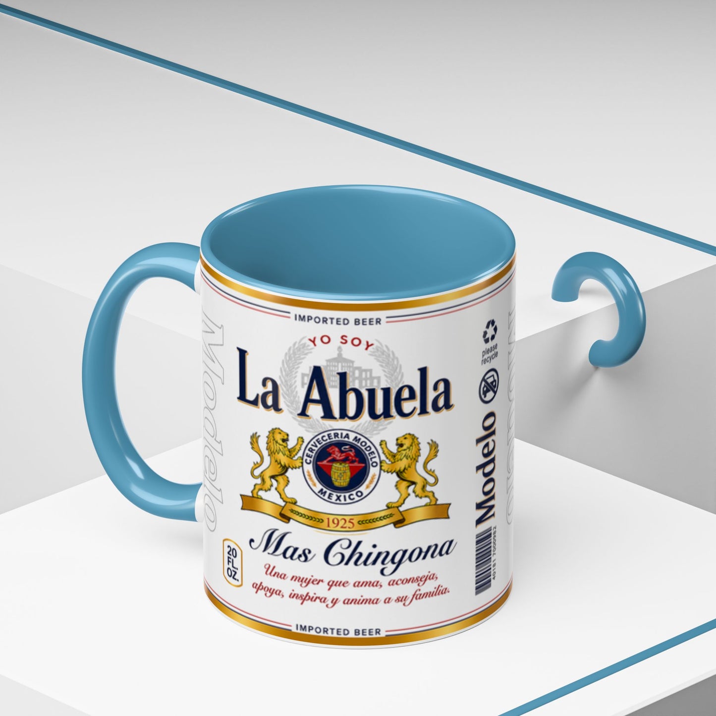 La Abuela Más Chingona Mug, Spanish Grandma Coffee Cup