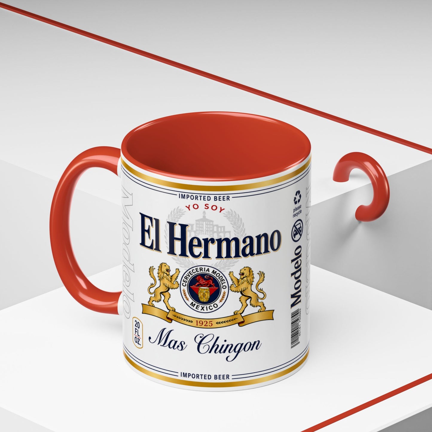 El Hermano Más Chingón Mug, Funny Spanish Brother Coffee Cup