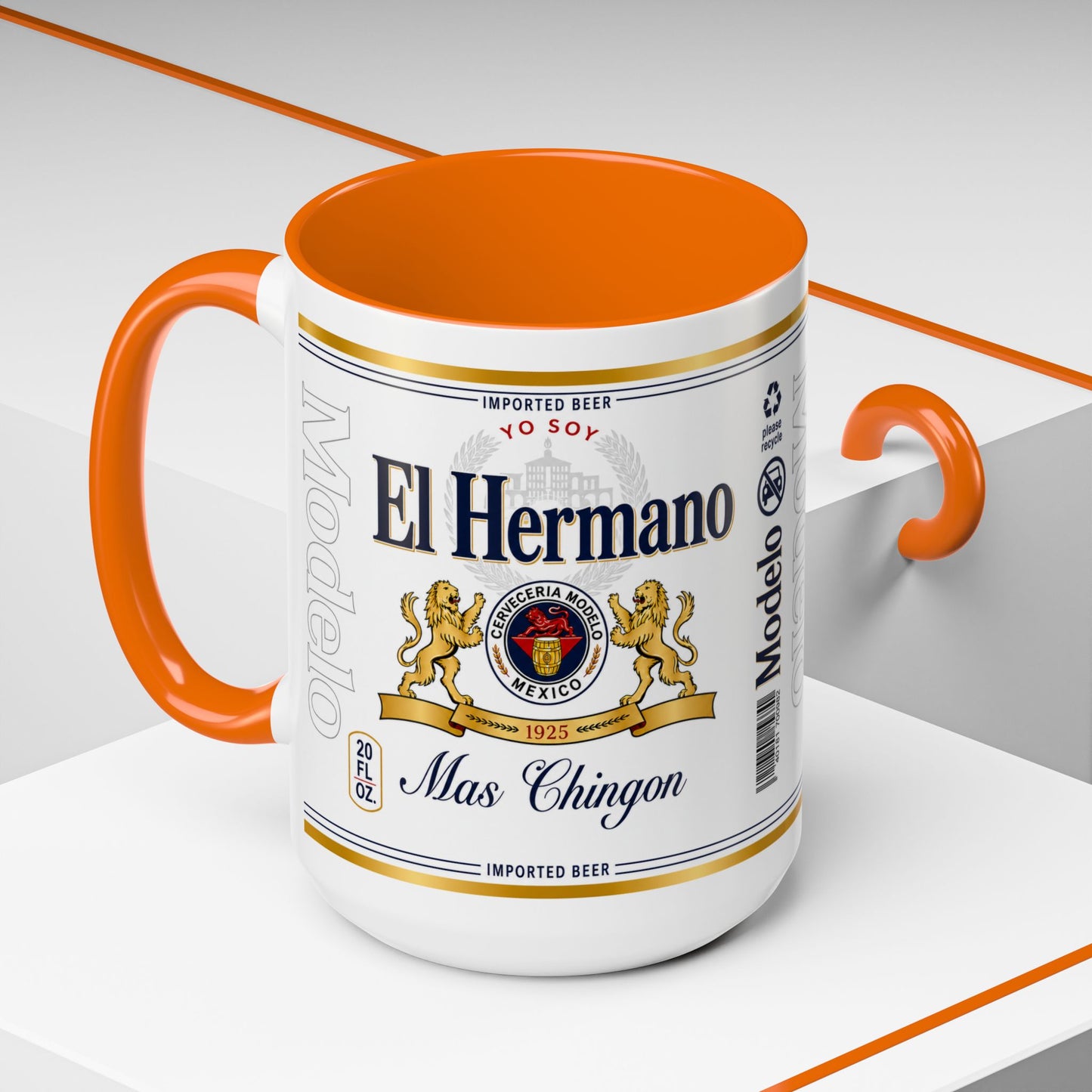 El Hermano Más Chingón Mug, Funny Spanish Brother Coffee Cup