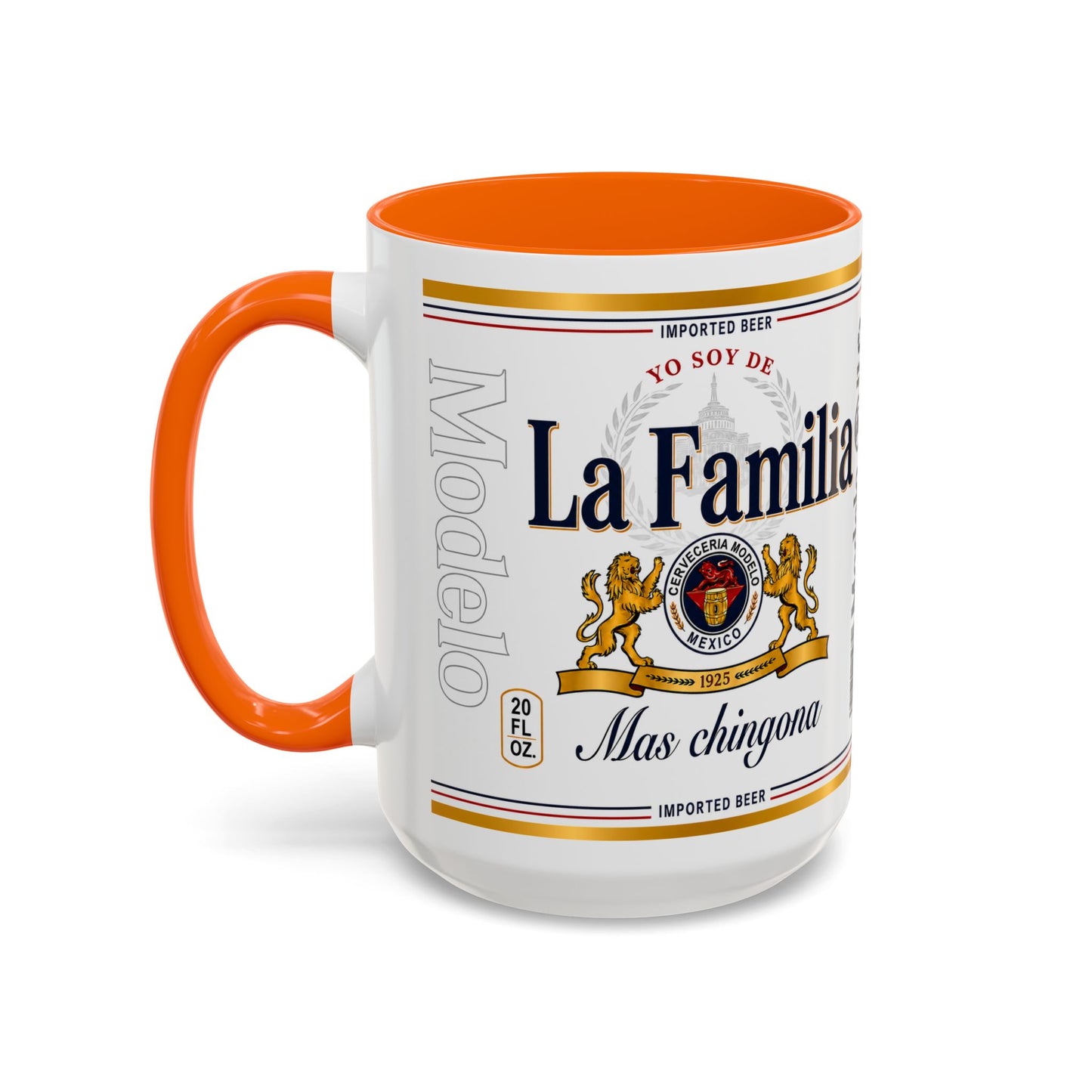 La Familia Más Chingona Mug, Funny Spanish Family Coffee Cup