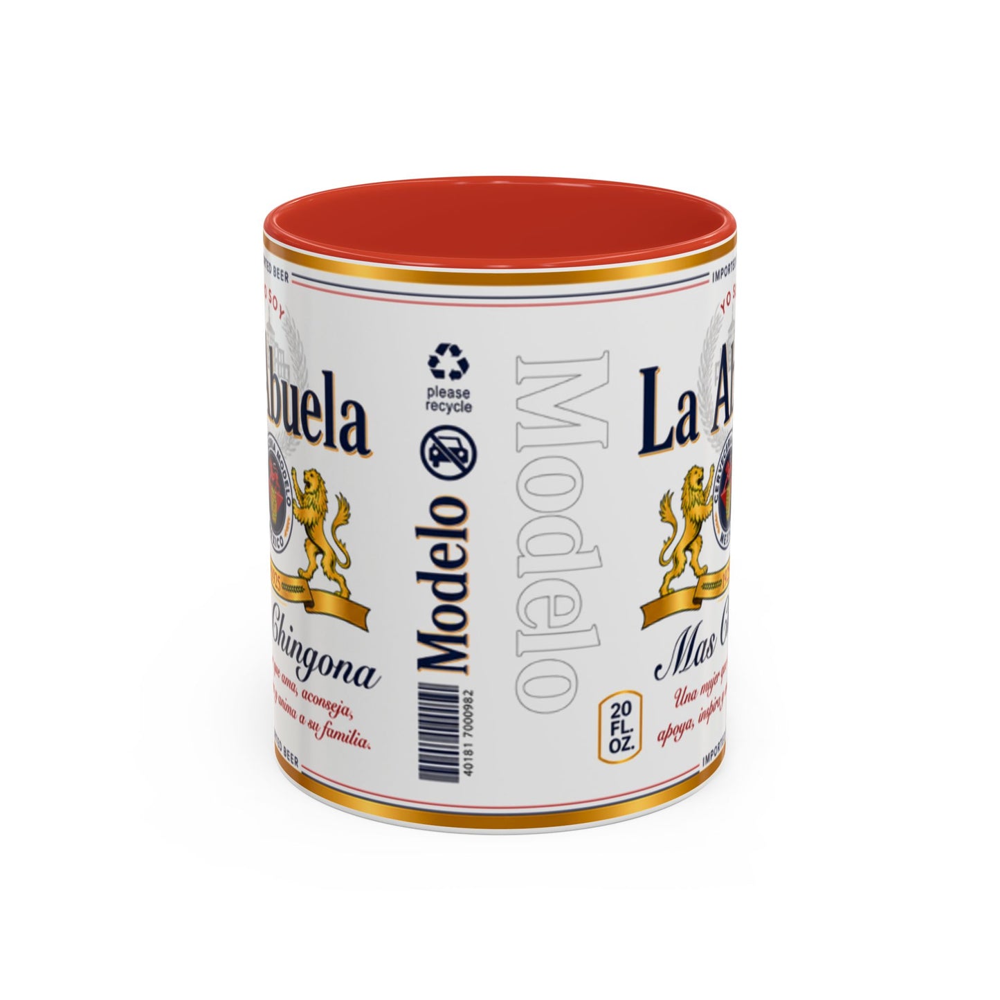 La Abuela Más Chingona Mug, Spanish Grandma Coffee Cup