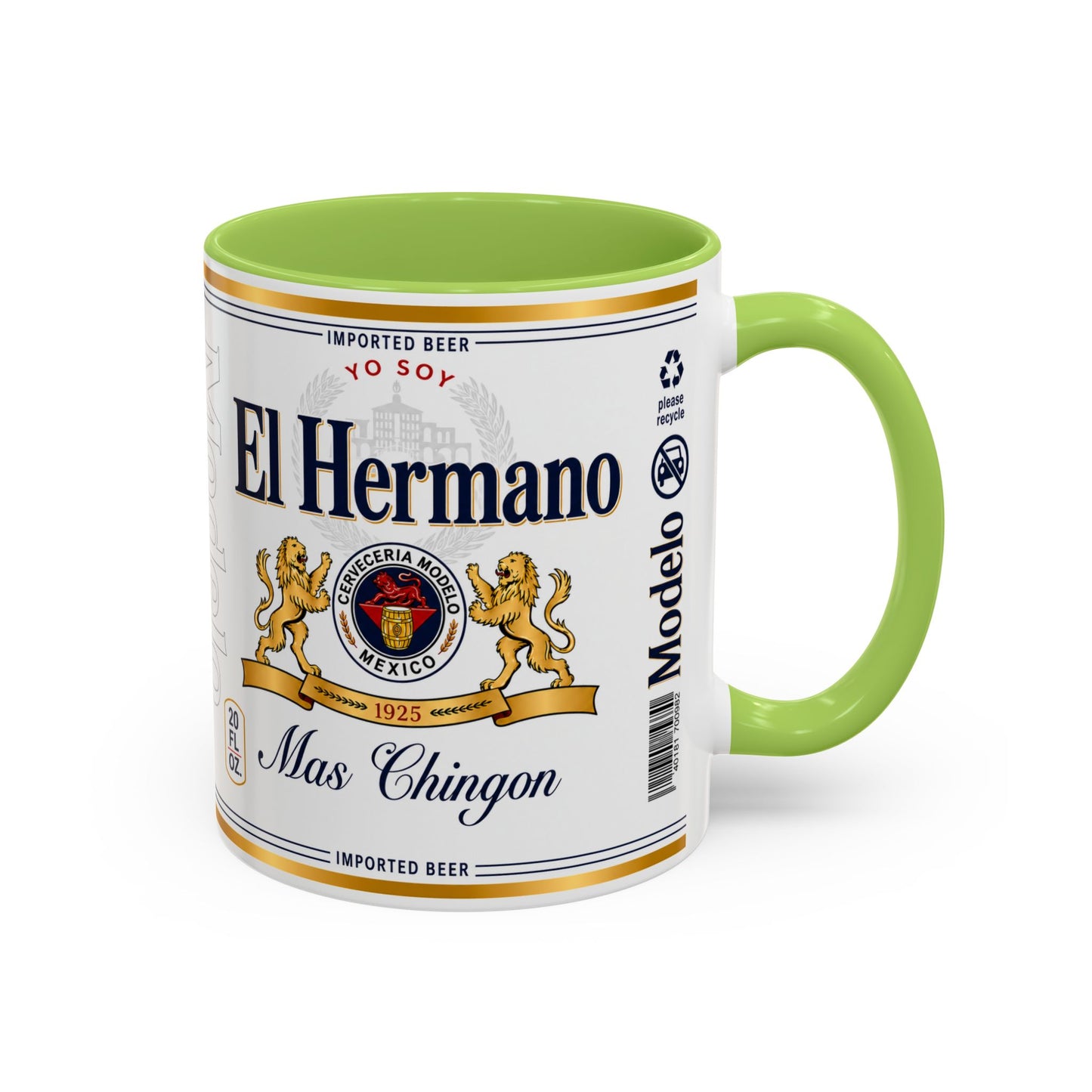 El Hermano Más Chingón Mug, Funny Spanish Brother Coffee Cup