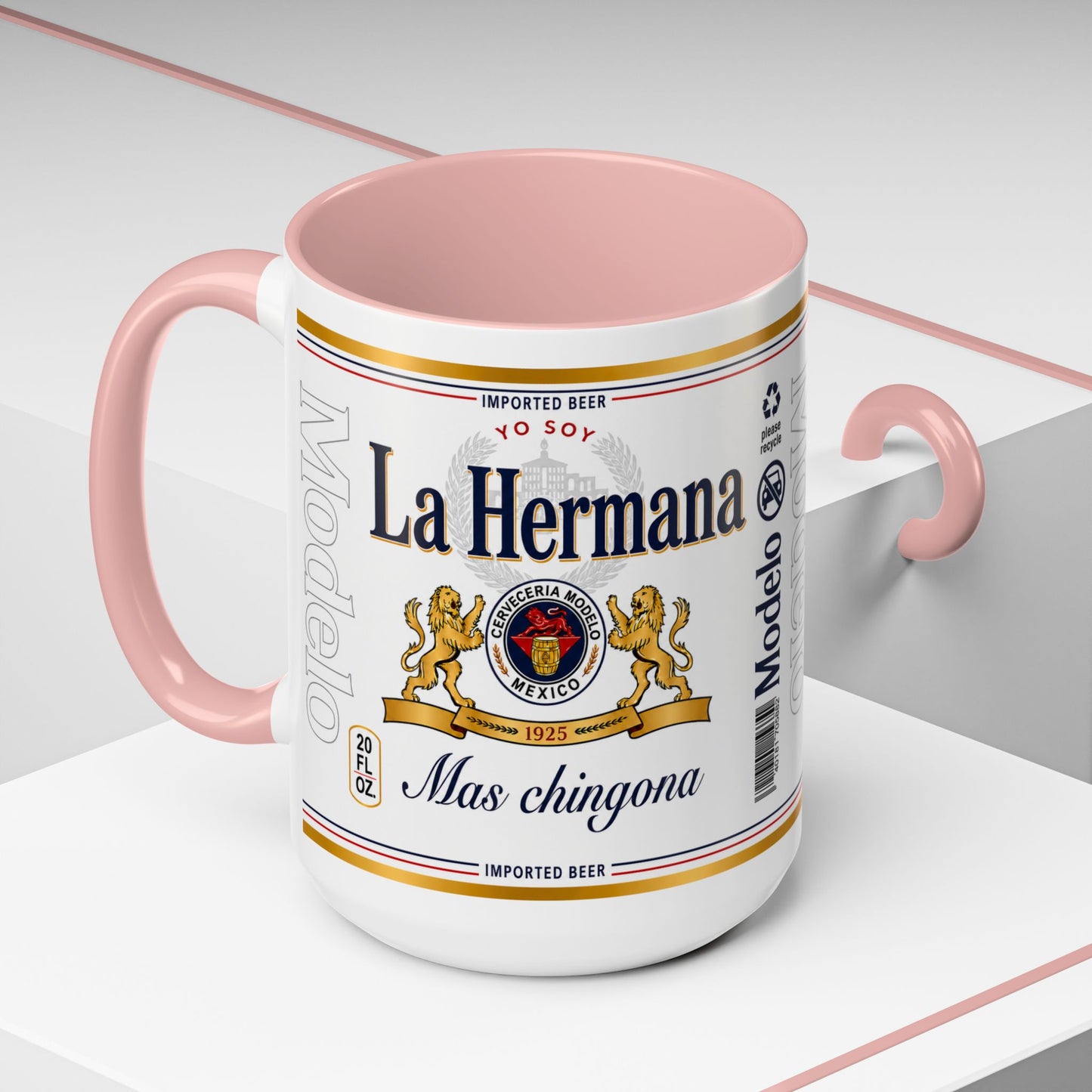 La Hermana Más Chingona Mug, Funny Spanish Sister Coffee Cup