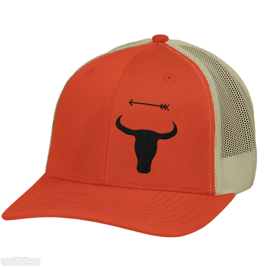Western Legacy – Embroidered Longhorn Trucker Hat