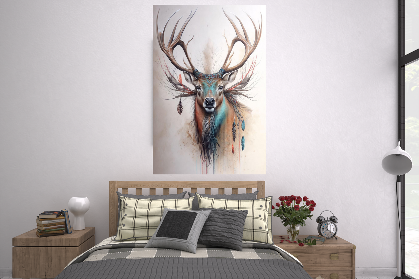 Sacred Stag – Canvas Wall Art
