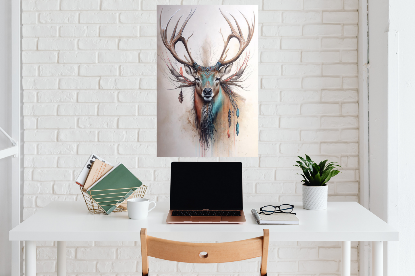 Sacred Stag – Canvas Wall Art