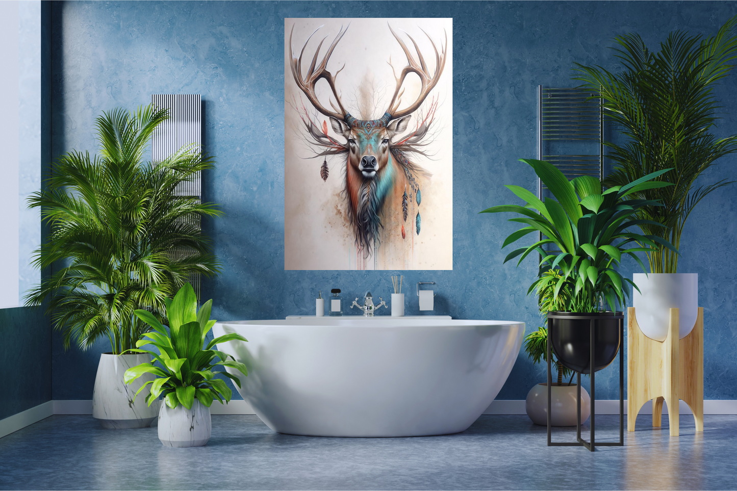 Sacred Stag – Canvas Wall Art