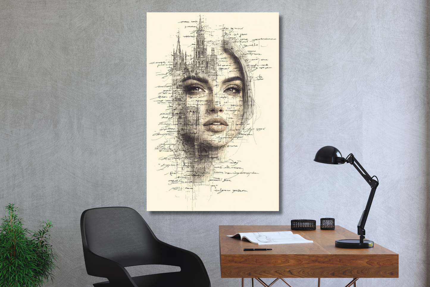 Architectural Muse – Canvas Art Print