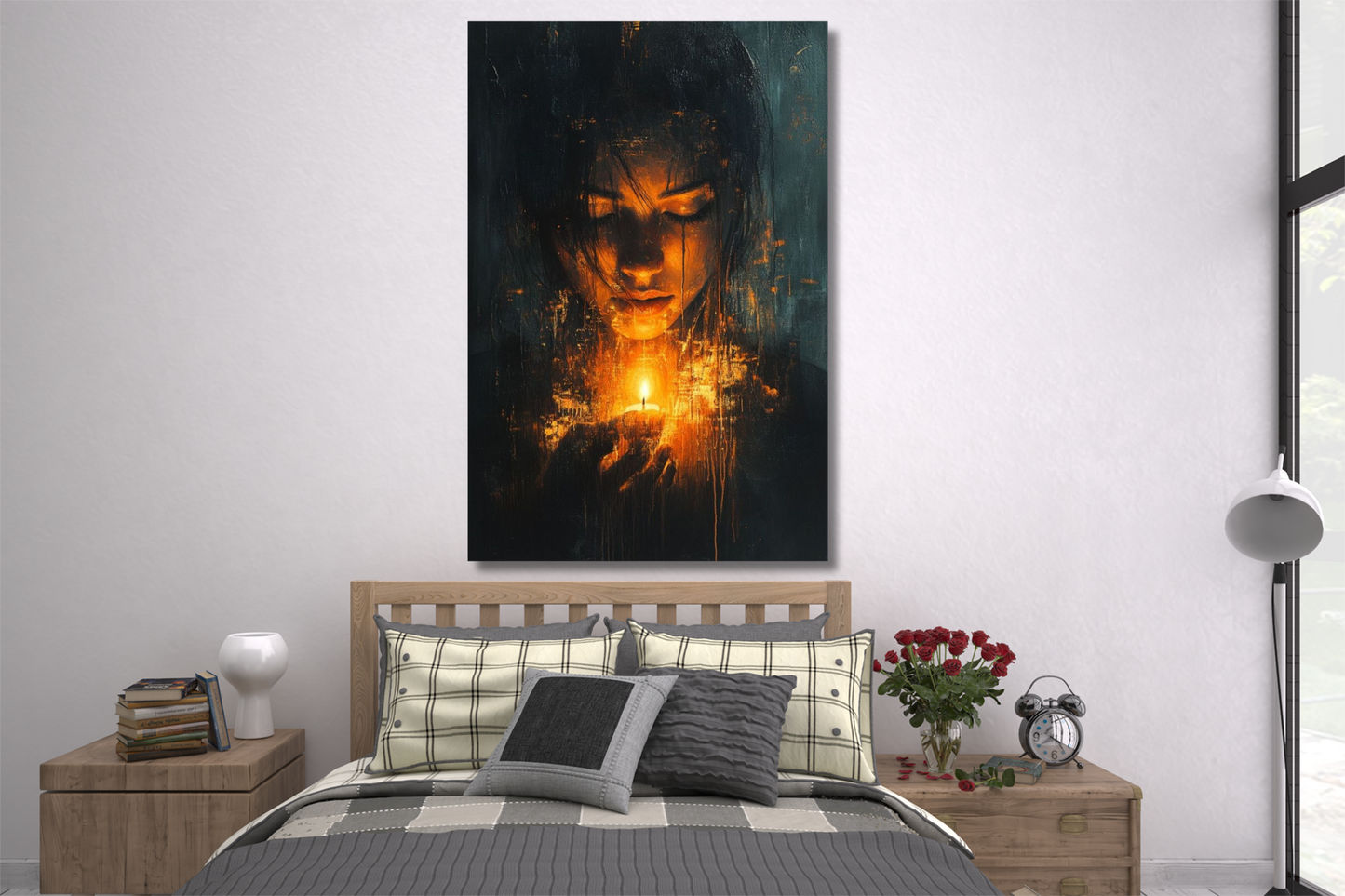 Eclipse Flame – Artistic Canvas