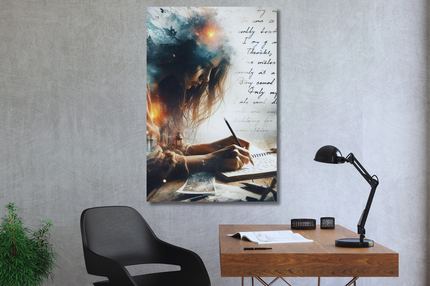 Silent Ink – Artistic Canvas Wall Art