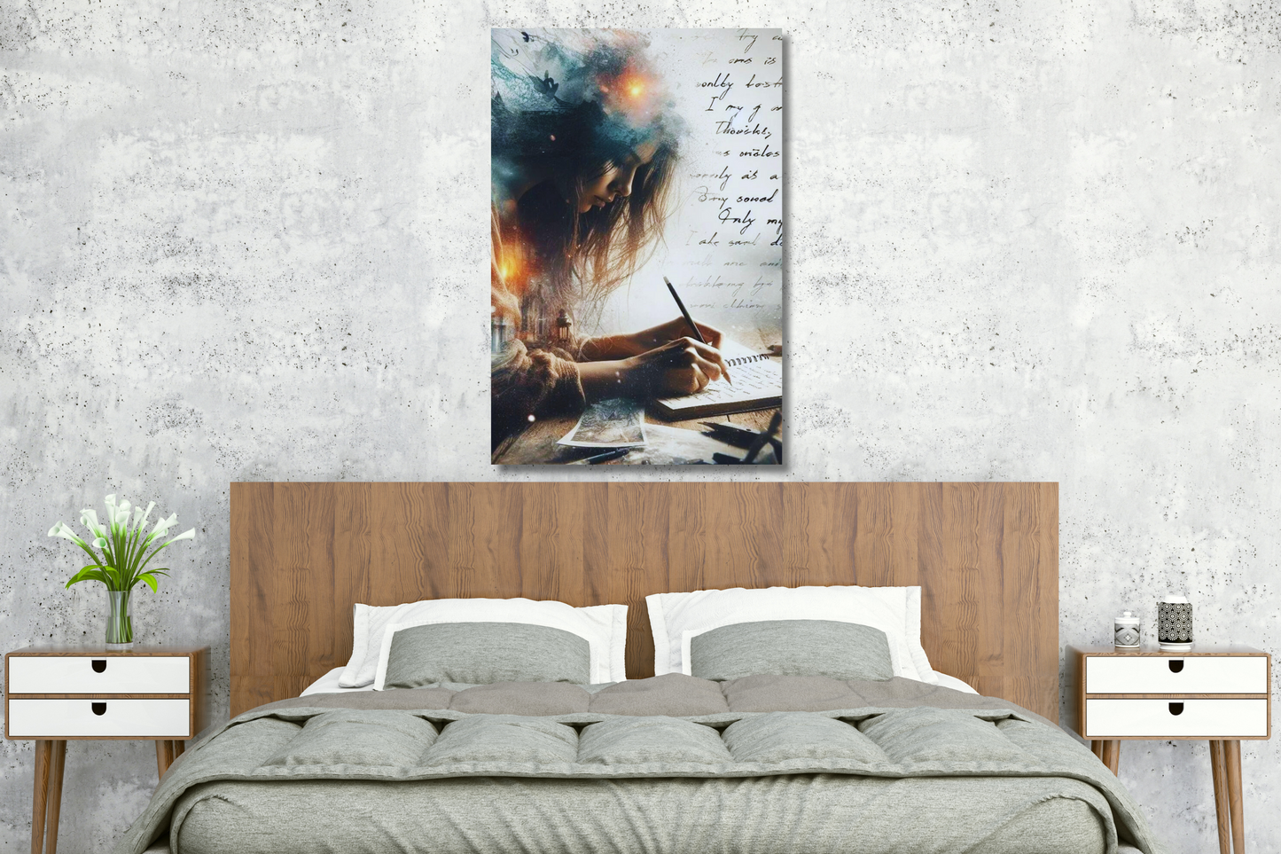 Silent Ink – Artistic Canvas Wall Art
