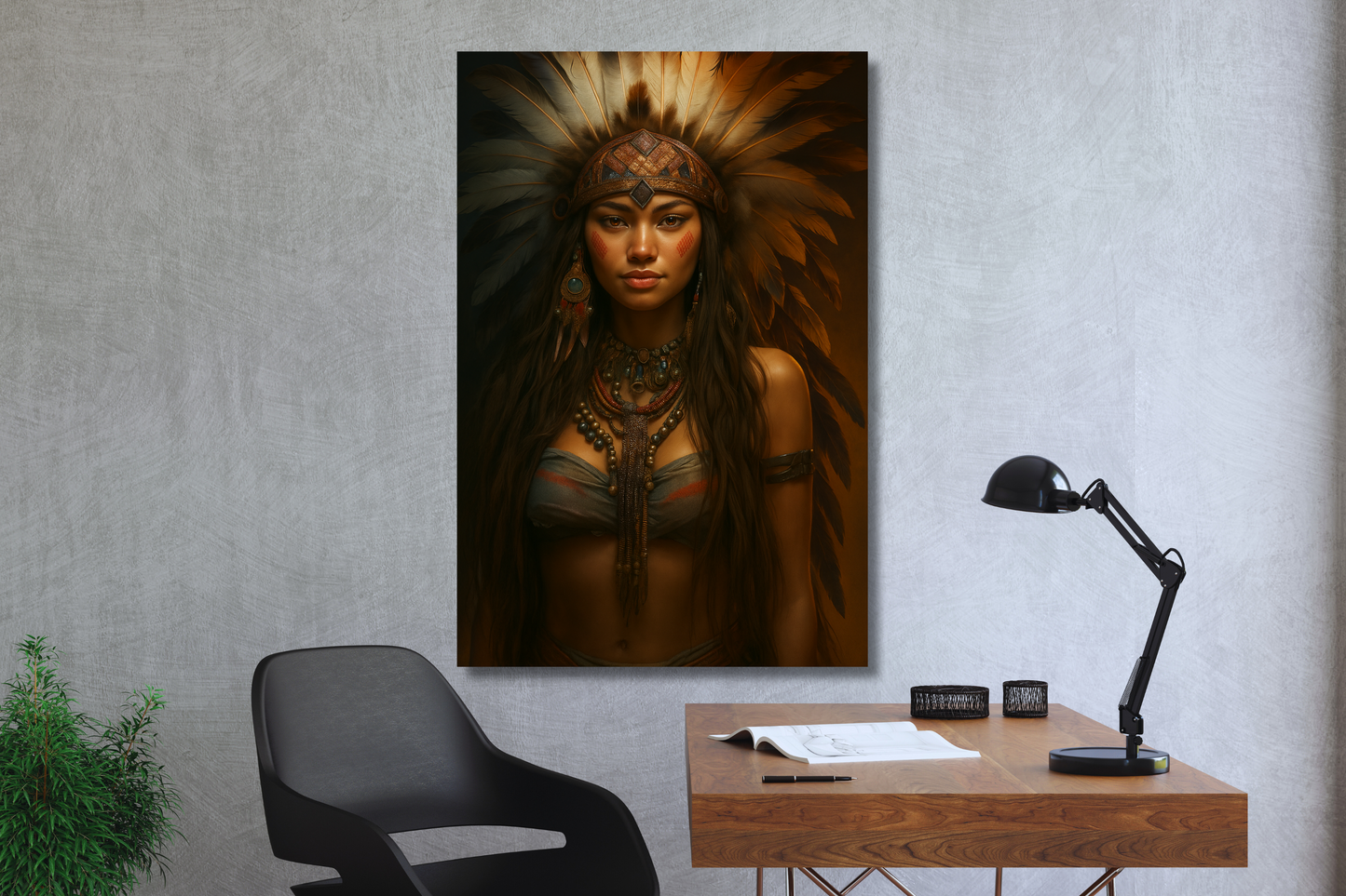 Sacred Flame – Canvas Wall Art