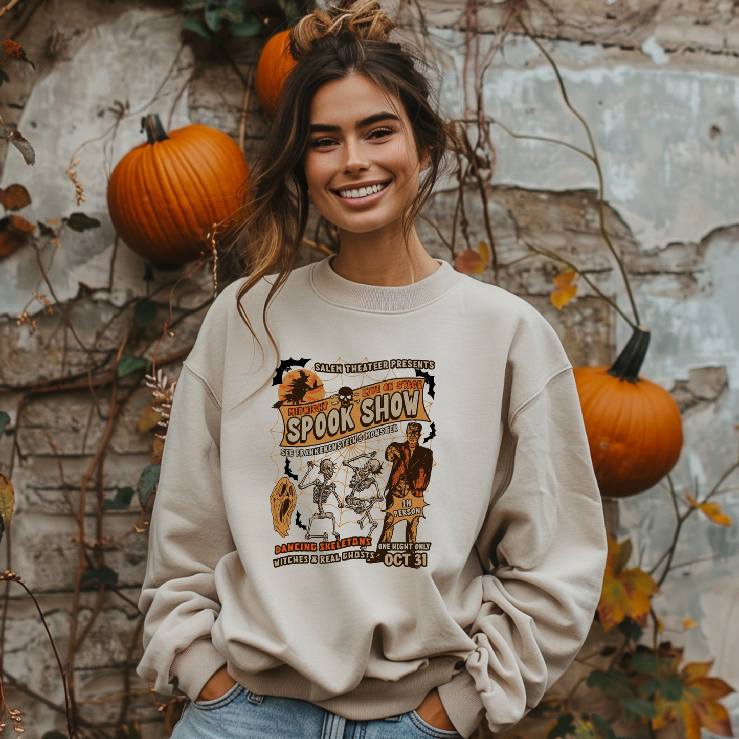 Spook Show – Retro Halloween Sweatshirt