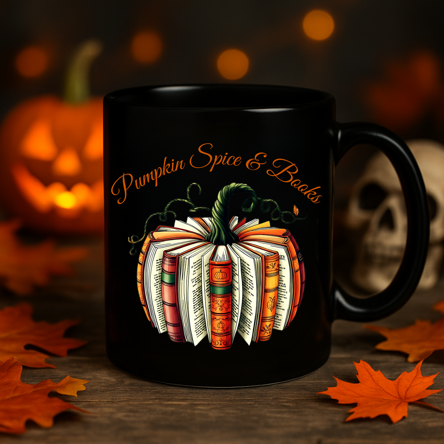 Pumpkin Spice & Books Mug