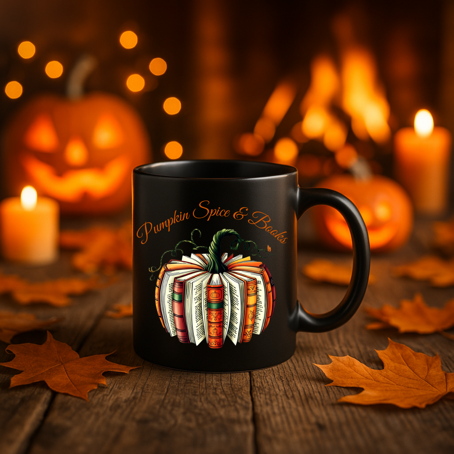 Pumpkin Spice & Books Mug