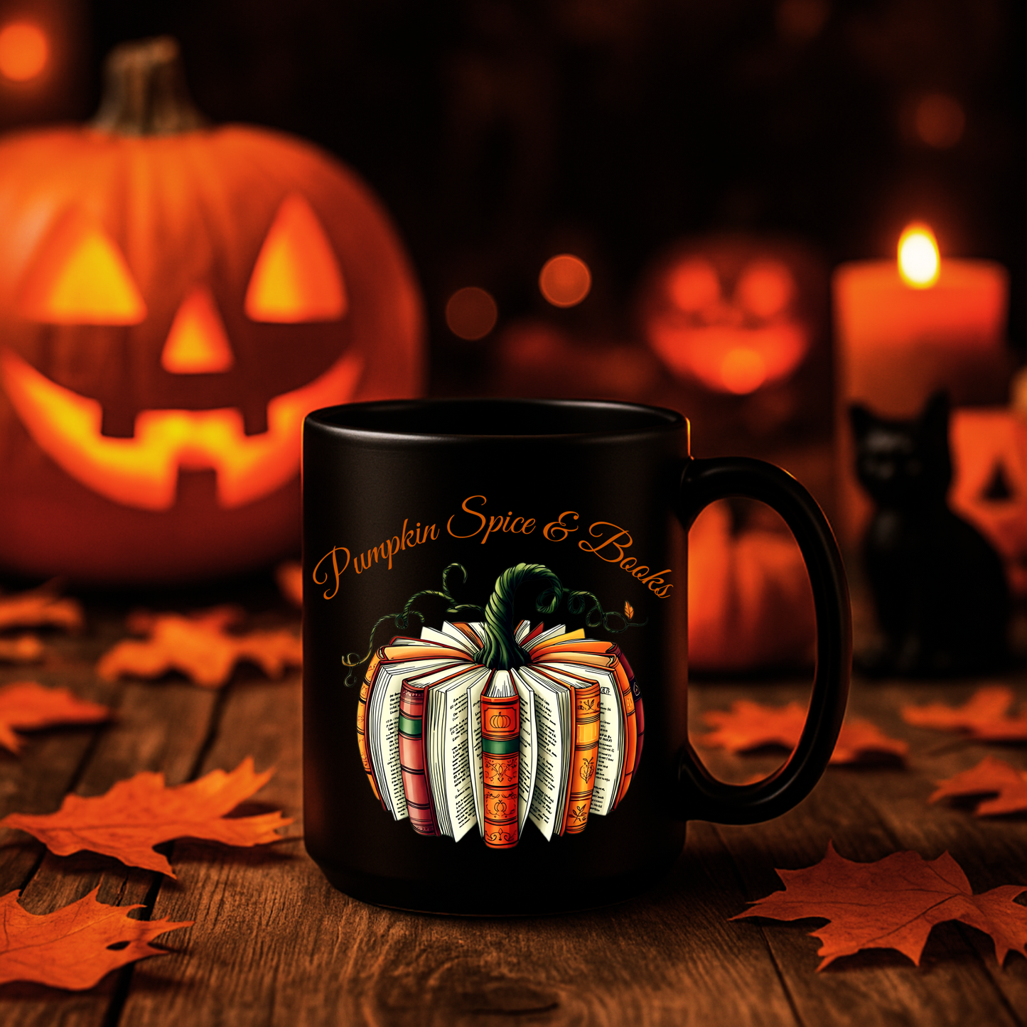 Pumpkin Spice & Books Mug