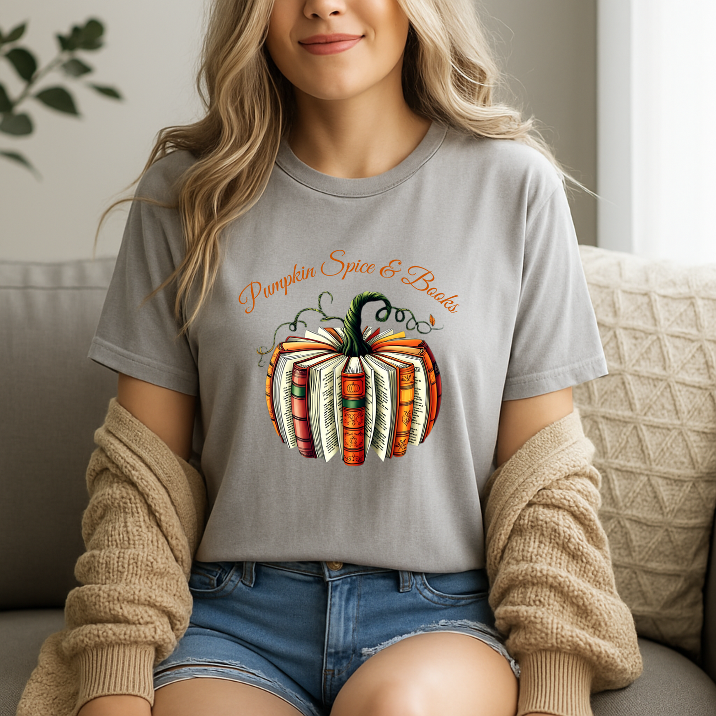 Pumpkin Spice & Books T-Shirt