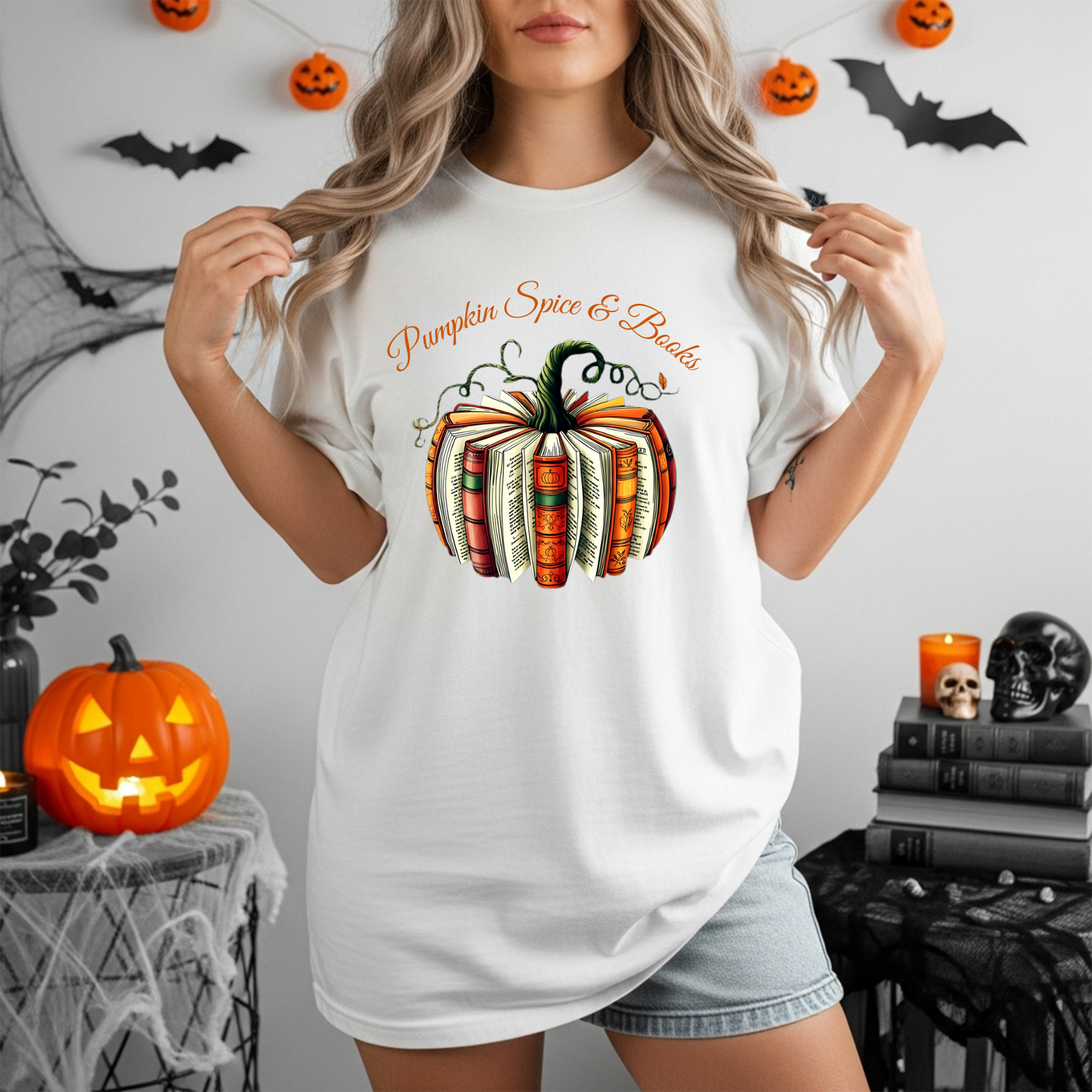 Pumpkin Spice & Books T-Shirt
