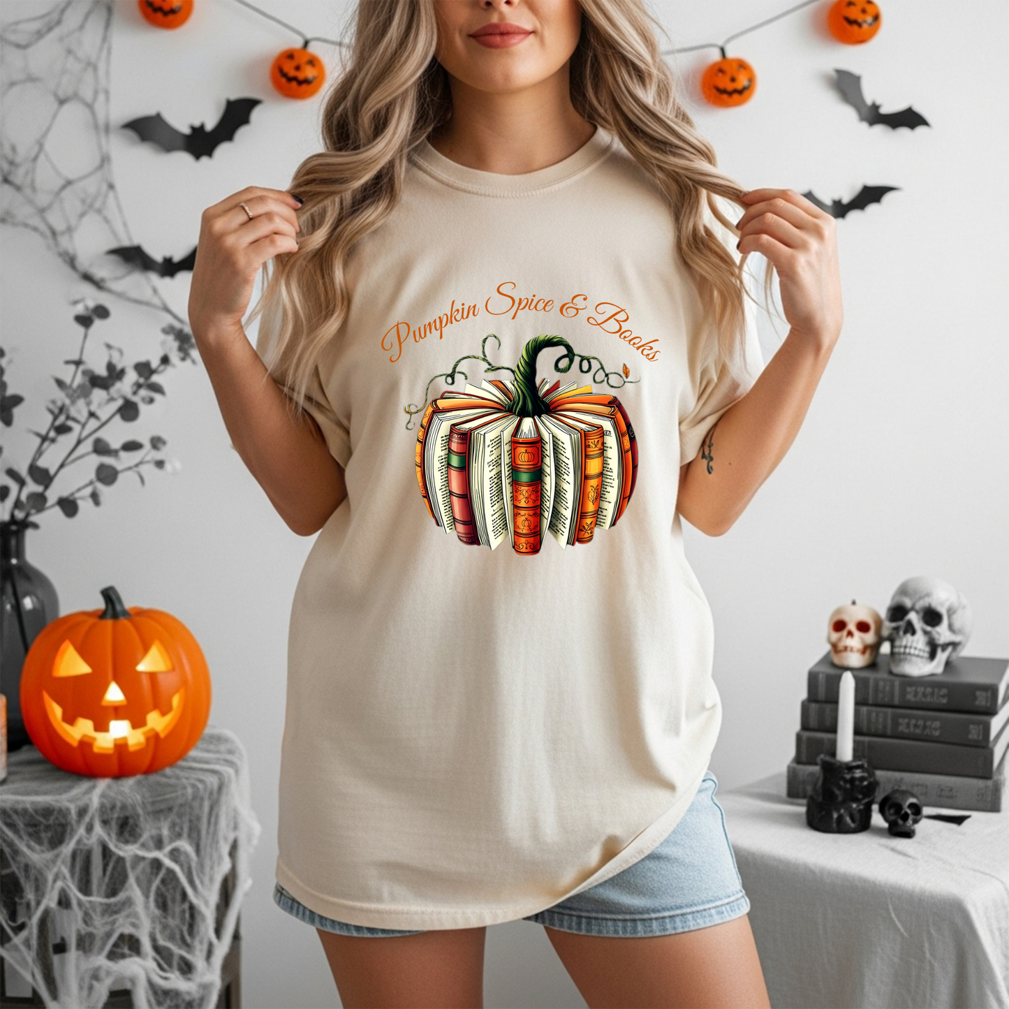 Pumpkin Spice & Books T-Shirt