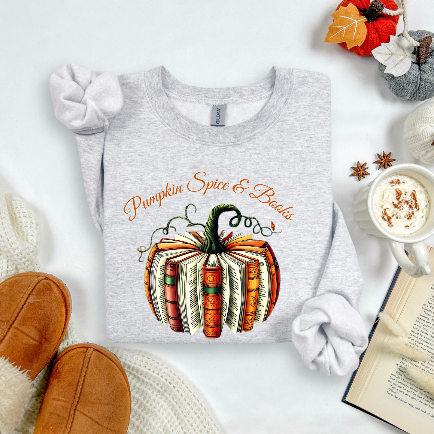 Pumpkin Spice & Books Sweatshirt