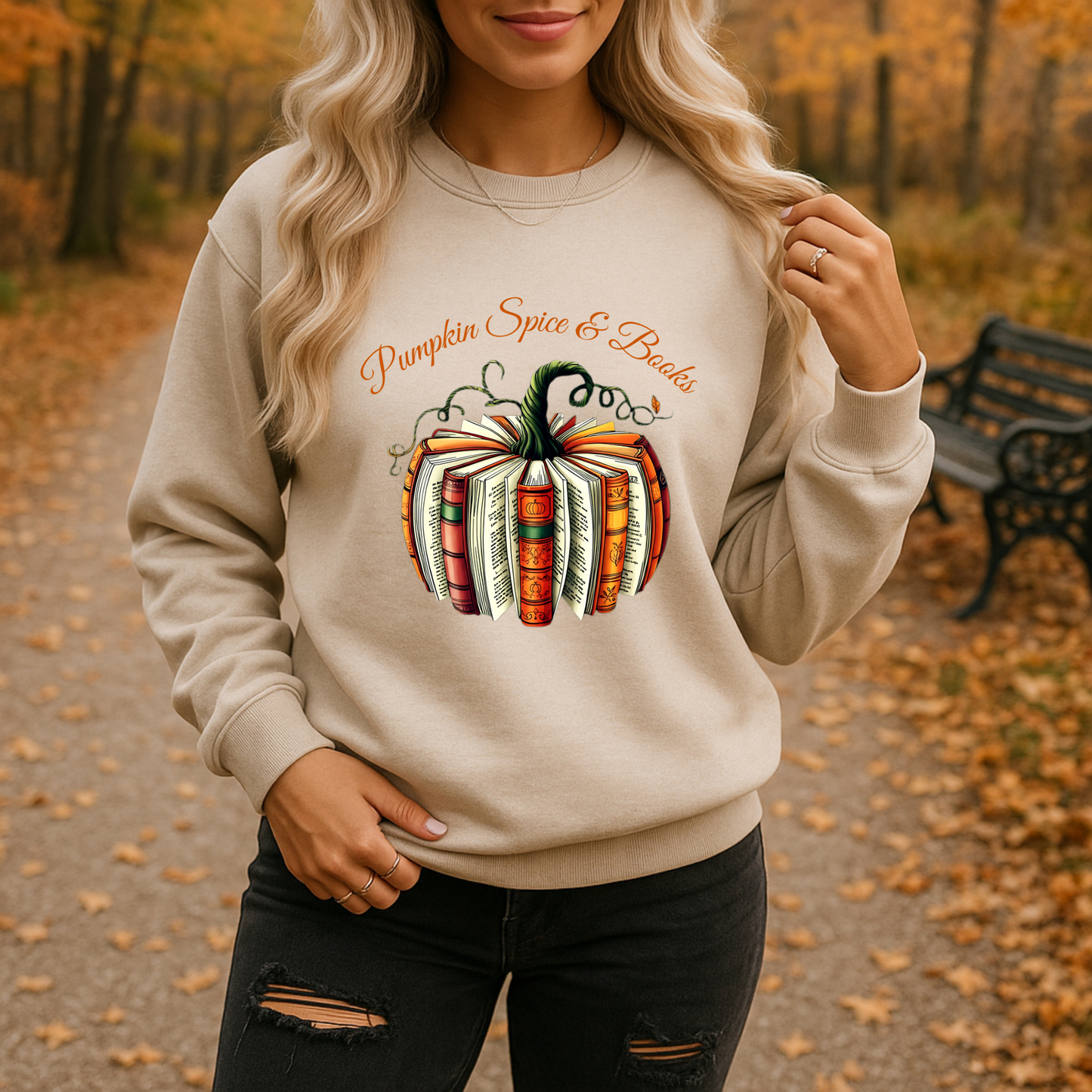 Pumpkin Spice & Books Sweatshirt