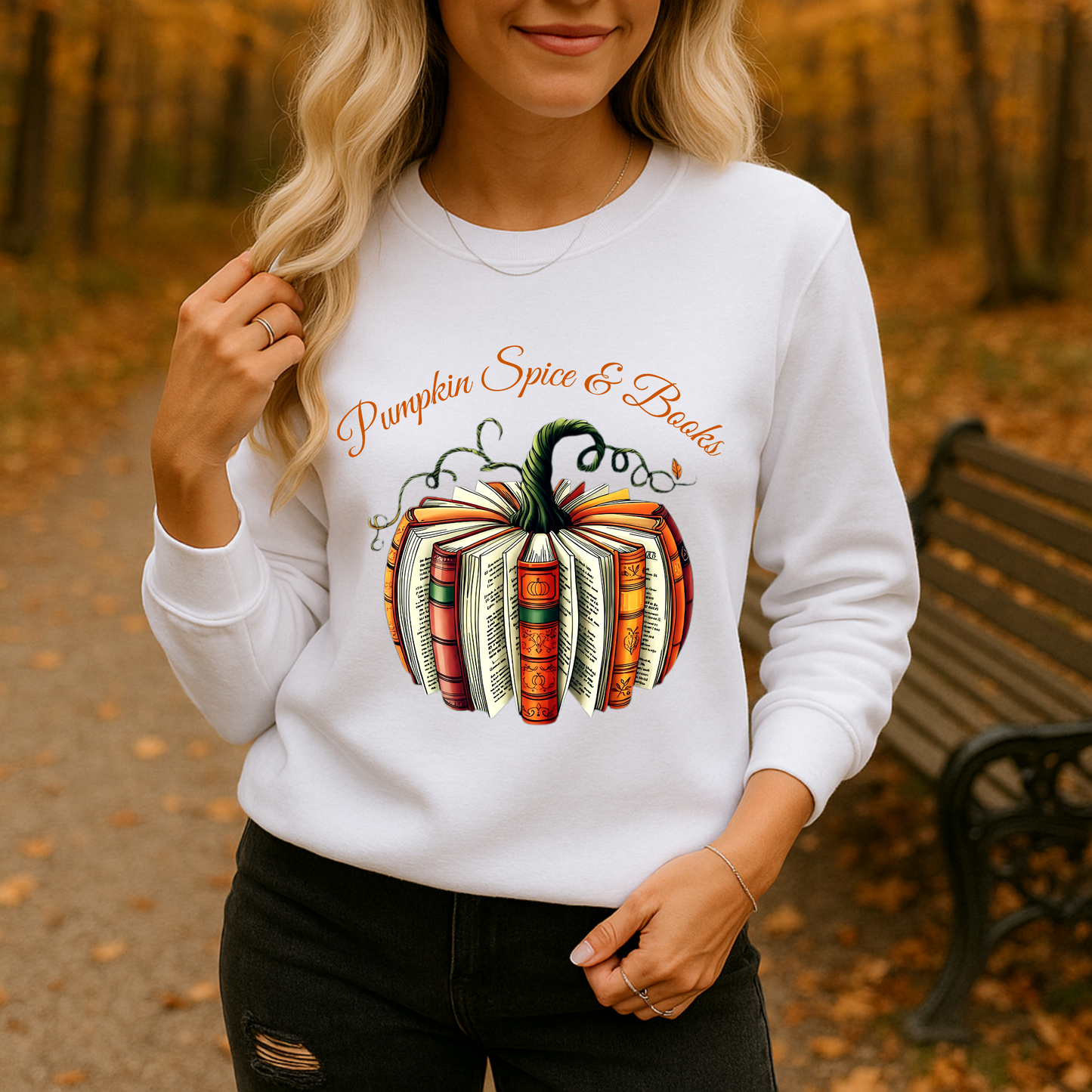 Pumpkin Spice & Books Sweatshirt